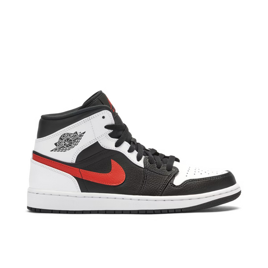 Air Jordan 1 MID Black/Chilli Red-White